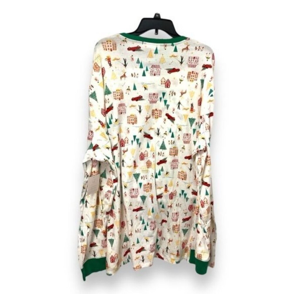 Lauren Conrad Mens Jammies For Your Families Holiday Village Pajama Set 3XLT/B - Picture 3 of 9
